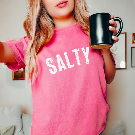 Salty grunge tshirt, Stay Salty, Beach Tee, Vacation tee, Funny Sarcastic tshirt, sarcastic slogan tshirt, funny quotes, Don't be so salty